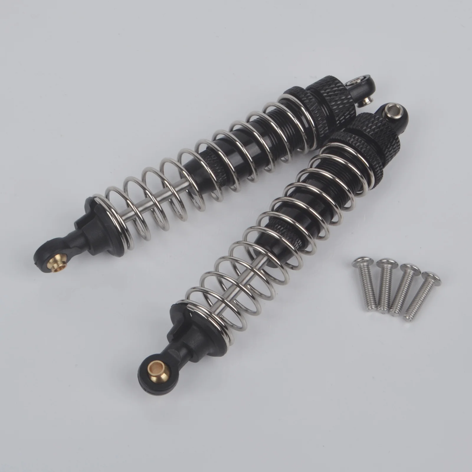 Aluminum Oil-Filled Shock Absorbers for RC Off-Road Vehicles (2-Pack)
