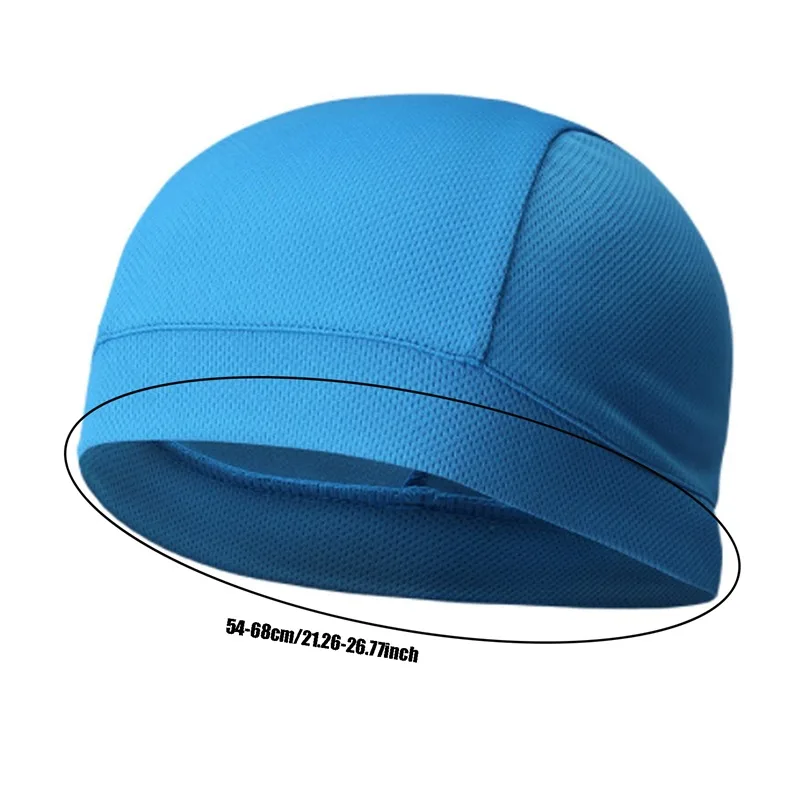Summer Cooling Skull Caps Helmet Liner Anti-UV Anti-Sweat Wicking Cycling Running Motorcycle & Riding Under Hard Hat Liner