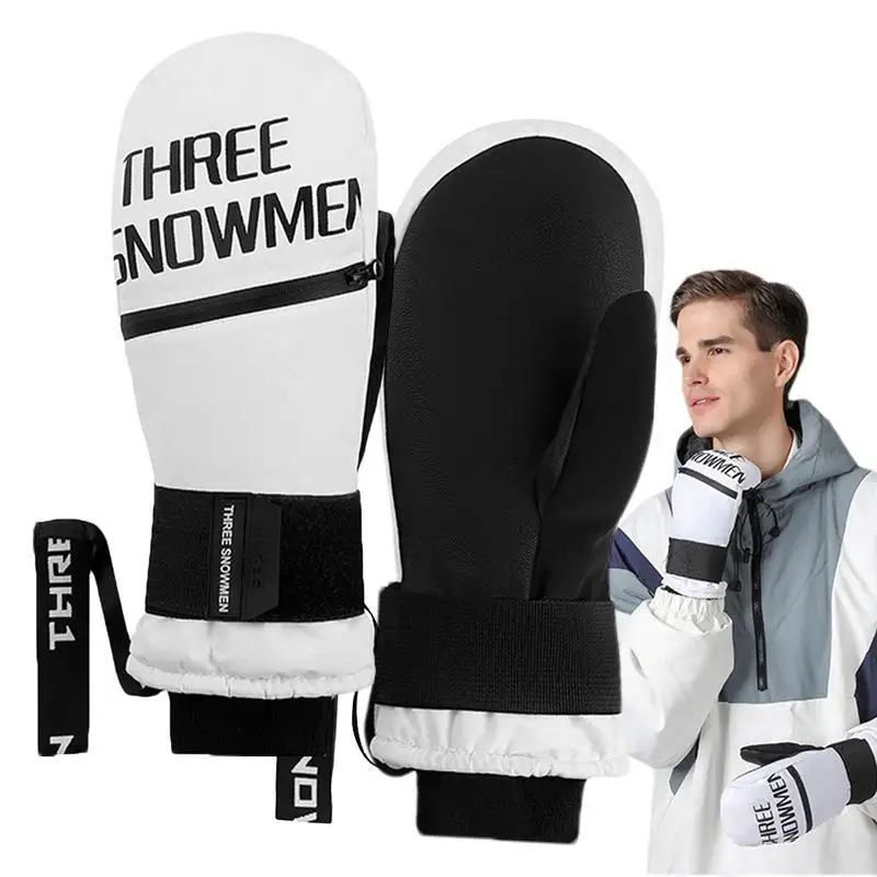 

Snowboarding Gloves Waterproof Winter Gloves Men Windproof Cold Weather Mitten Touchscreen Waterproof Warm Gloves For Hunting