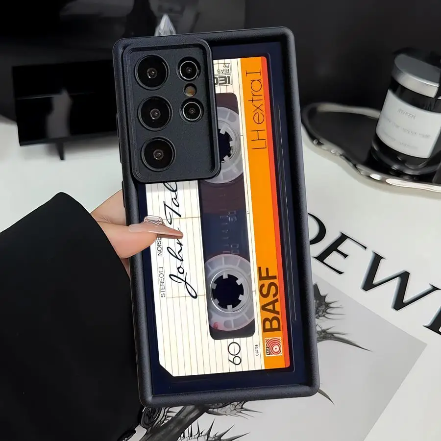 Retro Art Cassette Soft Shell Phone Case