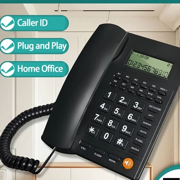 Corded Landline Phone with Display 1