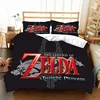 Z-Zelda Pattern Quilt Cover Pillowcase Bedding Two or Three Piece Set Multi Size Comforter Set Duvet Cover Bedding Sets 2