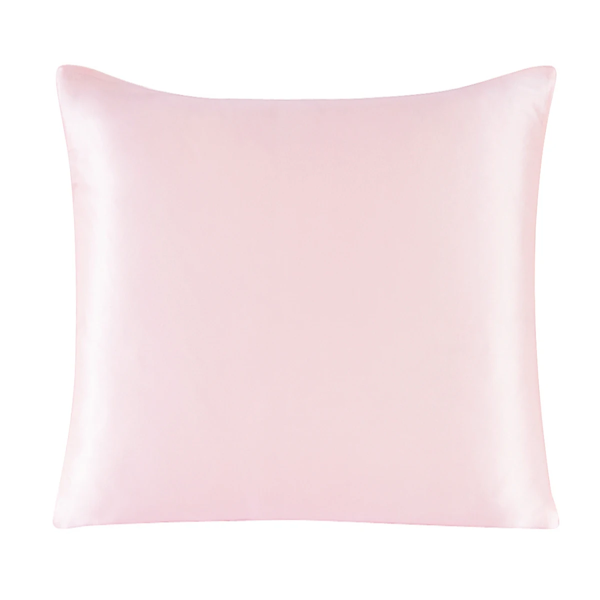 Luxurious Pure Silk Pillowcase with Zipper - Solid Multicolor, Various Sizes