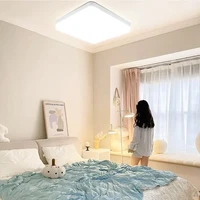 Square Led Ceiling Lights Lustre Chandelier Panel Hanging Lamps For Living Room Kitchen Home Decor Lighting Fixture Ceiling LED 1