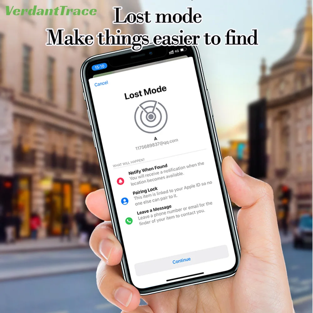 Mini Tracking Tag for IOS System Only with Apple Find My Anti-lost Device + Pet Dog Collar + Leash MFI Set Outdoor Waterproof