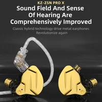 NEW KZ ZSN PRO X 1BA 1DD Hybrid Drive HIFI Metal In Ear Earphone Sport Noise Cancelling Earbud Headsets KZ ZSX ZSNPROX EDXPRO - Image 4
