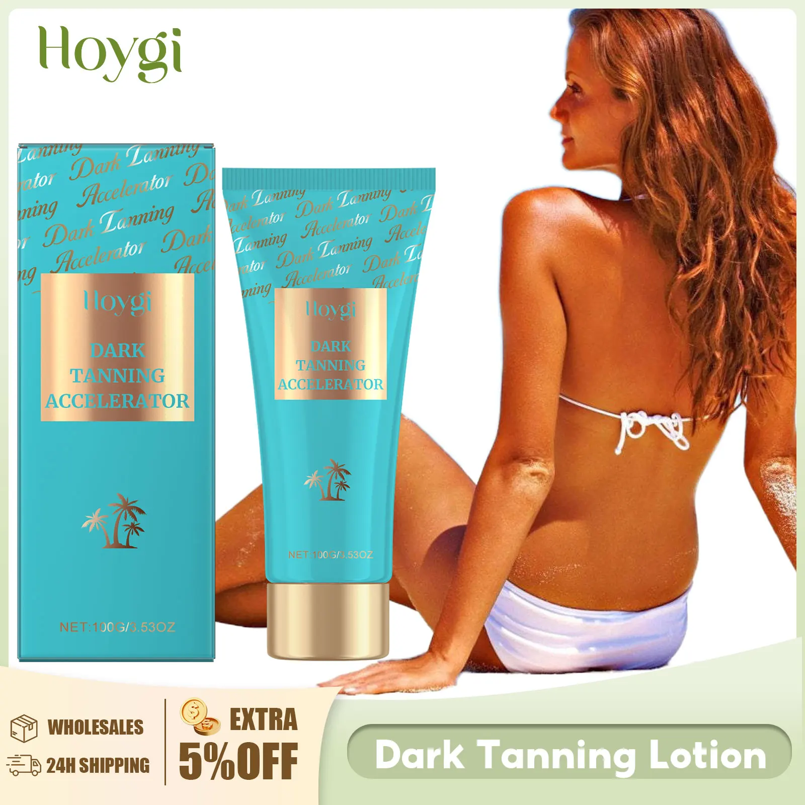 Self Tanning Lotion Natural Looking Tanner Summer Tan Bronze Skin Increase Elasticity Quick Absorb Fake Tan Accelerator Cream