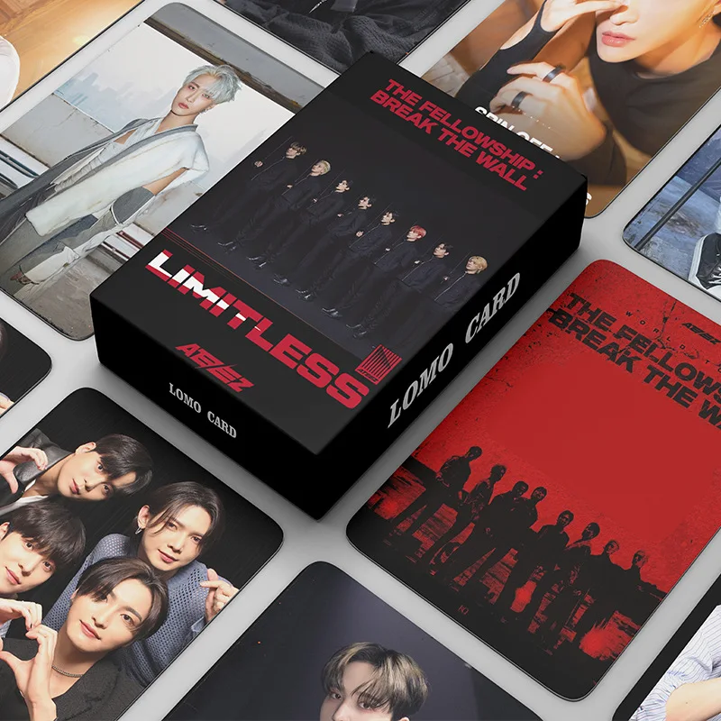 

55Pcs/Set Kpop Idol ATEEZ New Album High Quality Lomo Cards Decoration Collection Postcard Hongjoong Seonghwa Yunho Yeosang San
