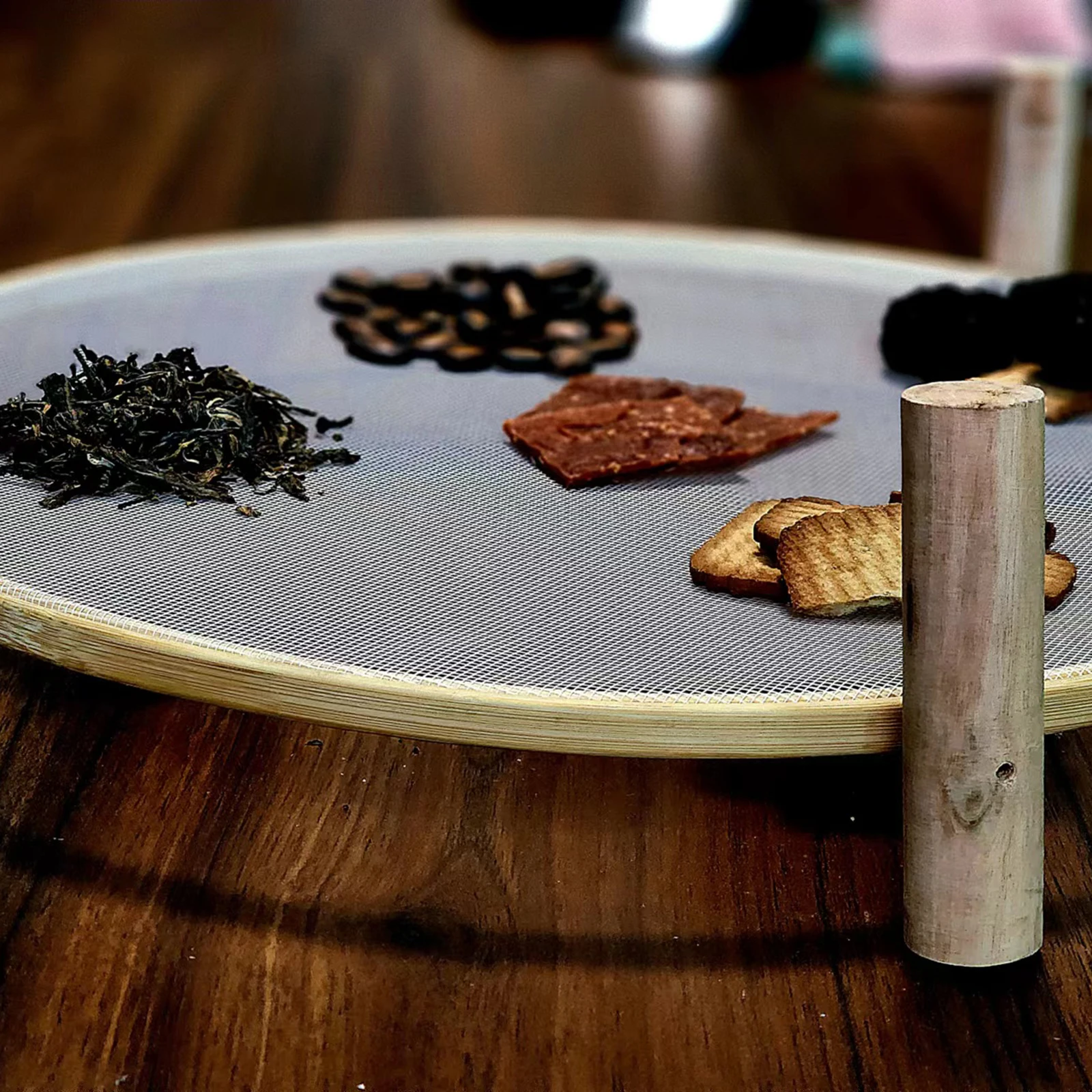 Drewniane spinacze do prania do makaronu wielofunkcyjne suszarki do świeże jedzenie wielokrotnego użytku, nadające się do układania w stosy, stojąca suszarka taca do suszenia makaronu Chili z siatką 15 S648e6a7bf4454c32a2d55217e44555ca6 Drewniane spinacze do prania do makaronu wielofunkcyjne suszarki do świeże jedzenie wielokrotnego użytku, nadające się do układania w stosy, stojąca suszarka taca do suszenia makaronu Chili z siatką