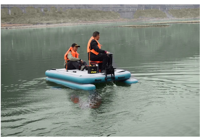 Water inflatable floating platform fishing platform Floating platform  Portable fishing boat Air cushion magic blanket Flat boat - AliExpress