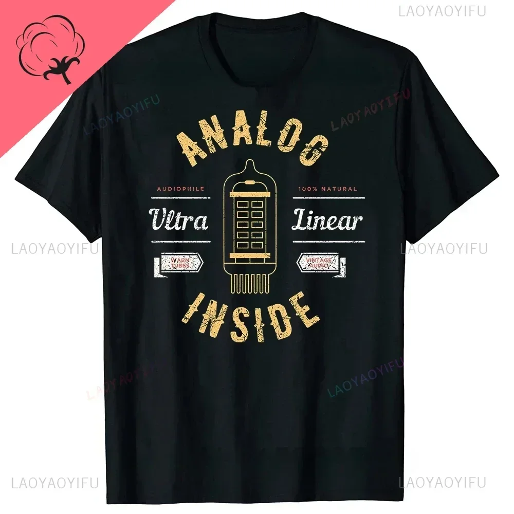 Vintage VU Meter Sound Engineer Graphic Cotton T-Shirt