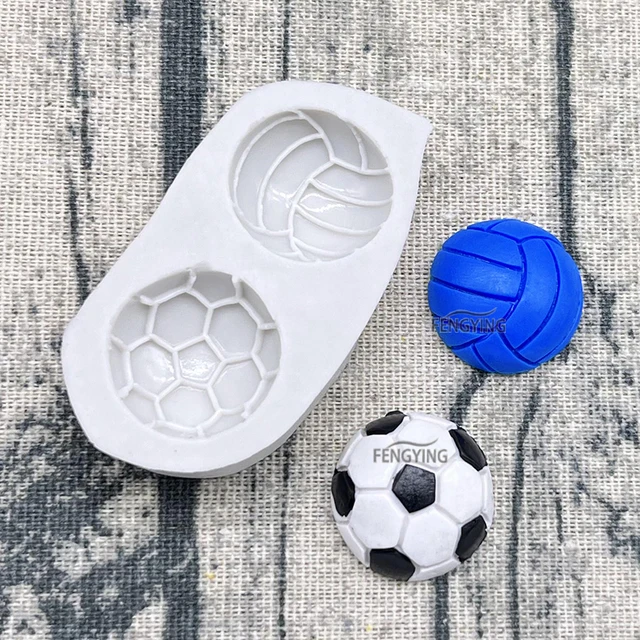 Basketball Baseball Volleyball Football Silicone Mold Sugarcraft Cupcake Baking Mold Fondant Cake Decorating Tools 4