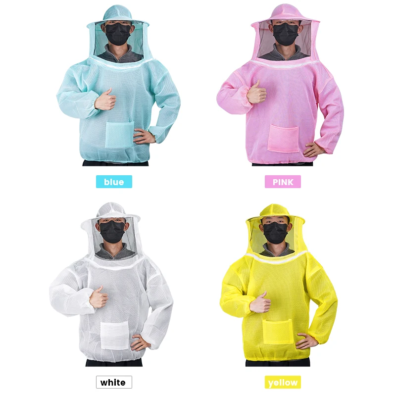 Beekeeping Clothes Protective Bee Suit Colorful Jacket Suit Bee Hive Tools For Beekeeping Equipment Beekeeper Supplier