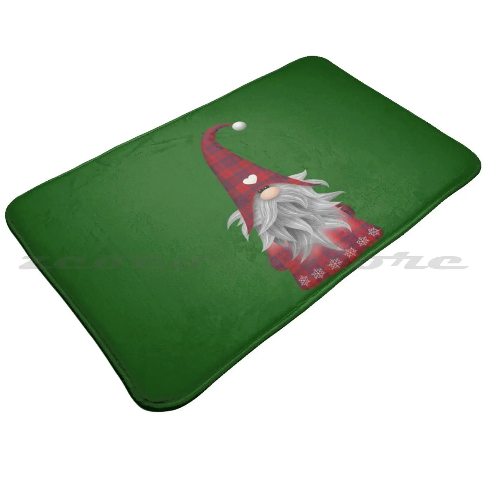 The Christmas Gnome Carpet Rug Non Slip Water Absorb Door Mat Christmas