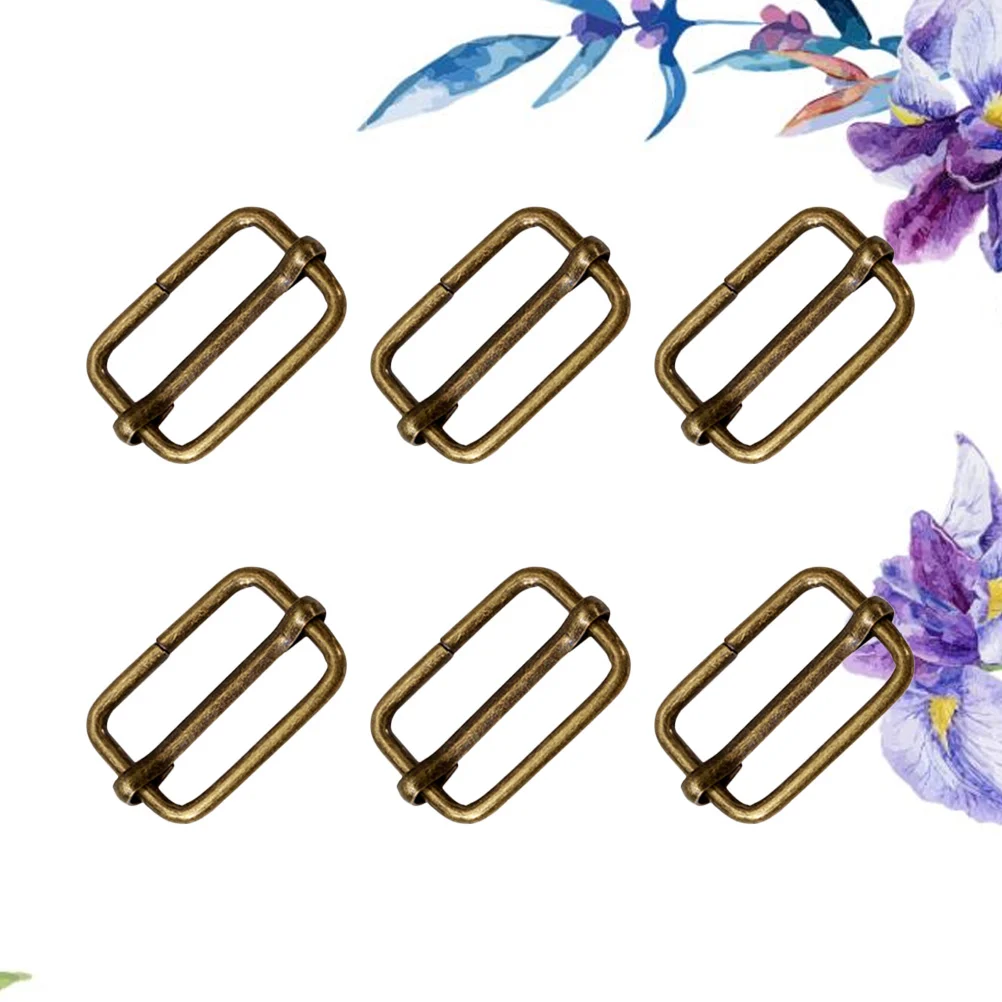 

100 Adjustable Metal Slides Buckle Roller Buckles Belt Connection Metal Roller Pin Buckles Slides for Belt Backpack Clothes