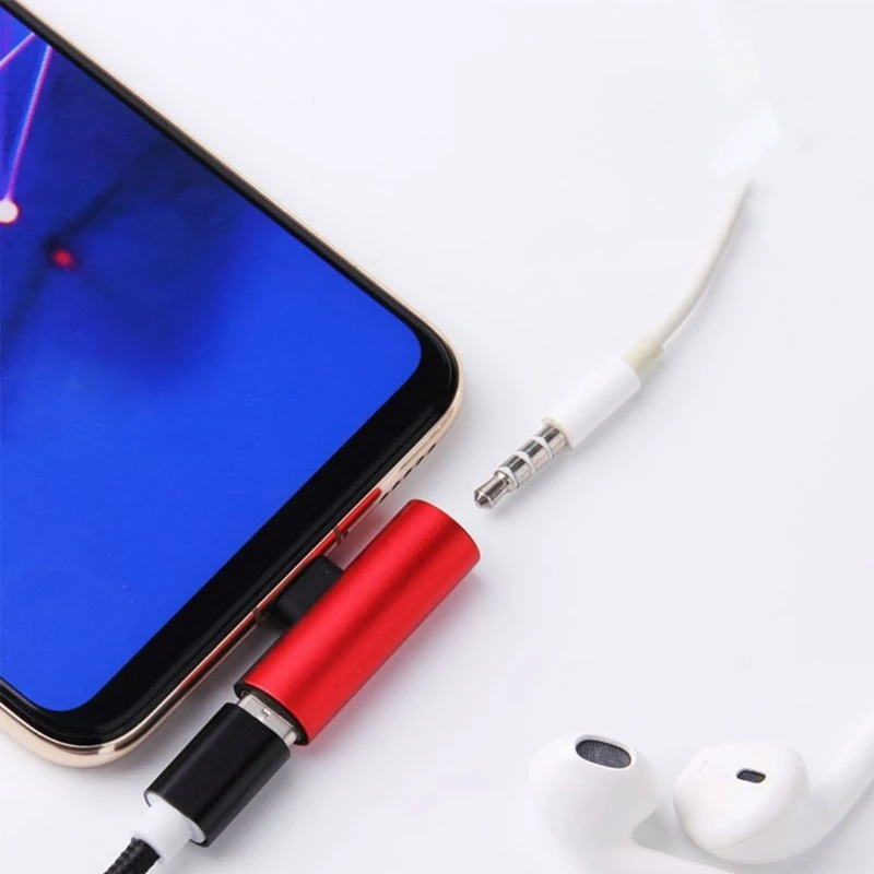 Usb C To Headphone Jack 1Pcs 2 In 1 USB C Type C Male Audio Cable To 3.5mm Female Audio Jack Headset Earphone Adapter Wire Y Splitter Cable Usb C To 3 - Foto 7