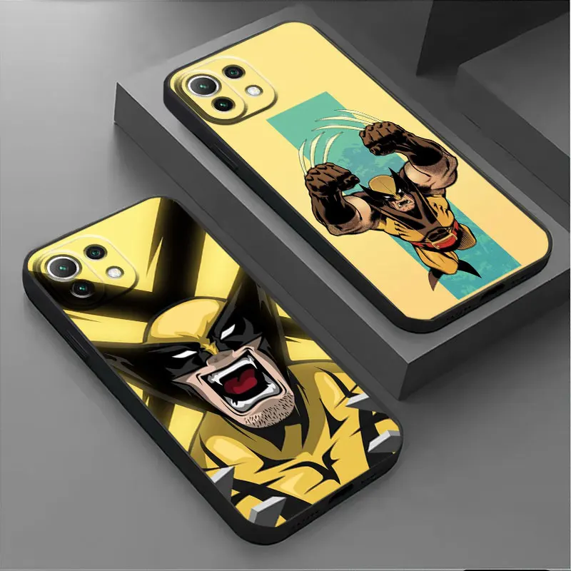 Marvel Wolverine For Xiaomi Poco x3 NFC X4 X5 Pro 5G C40 for Mi 11 11T 10T  lite Pro 9T 12 Note10 CC9 Cases