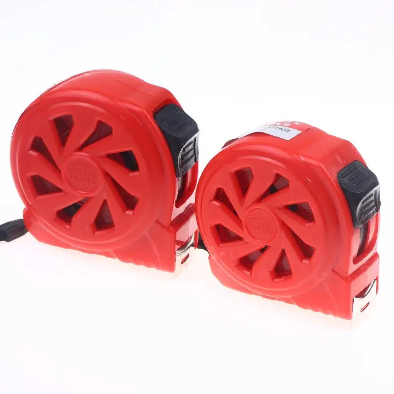 1PCS 5/7.5/10m 빨간색 텔레스코픽 줄자, 낙하 방지 및 내마모성 가정용 건축 줄자, 스틸 줄자