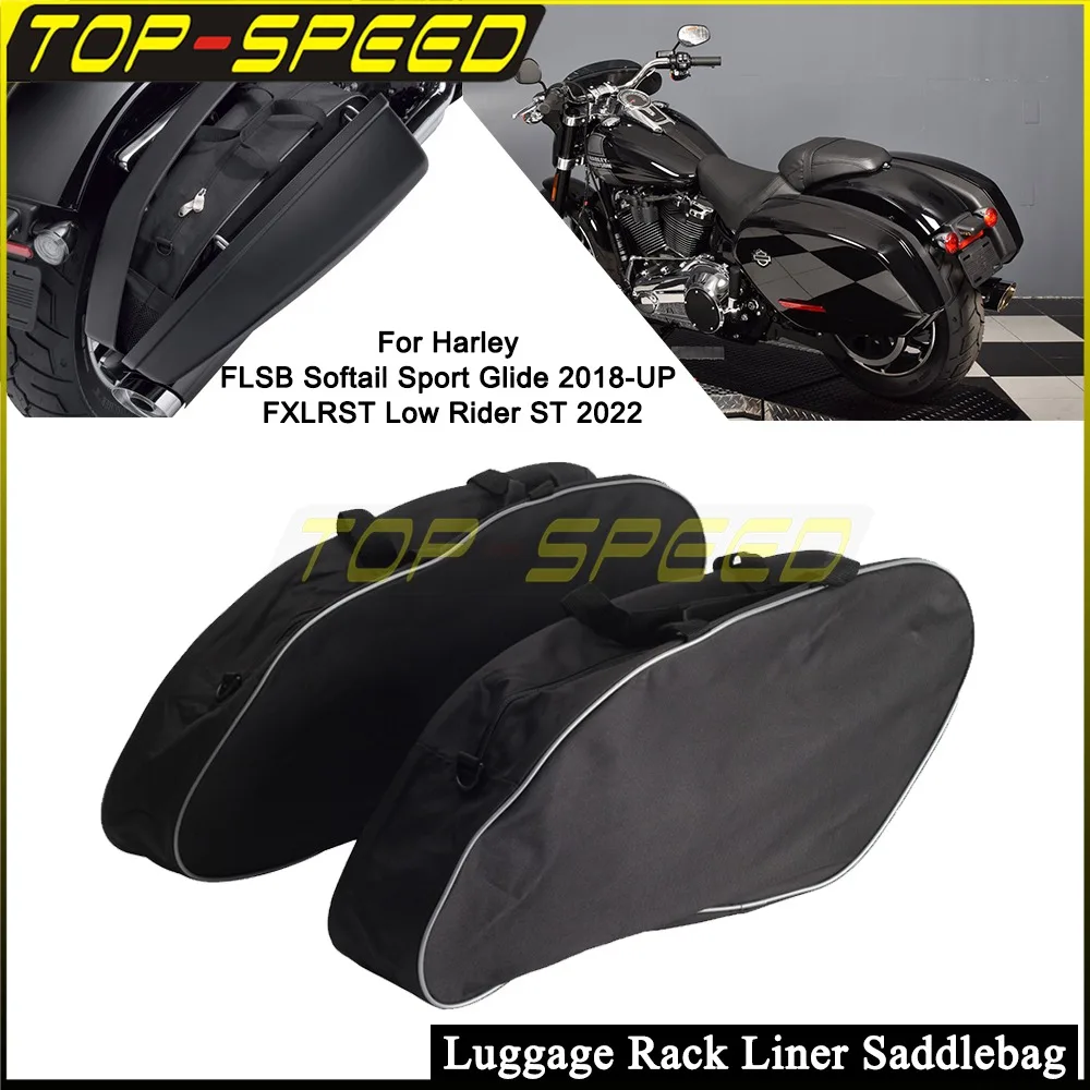 

Багажная подкладка для мотоцикла, сумка-вкладыш для Harley Softail Sport Glide Low Rider ST FLSB FXLRST 2018-Up, сумки для путешествий, внутренние сумки