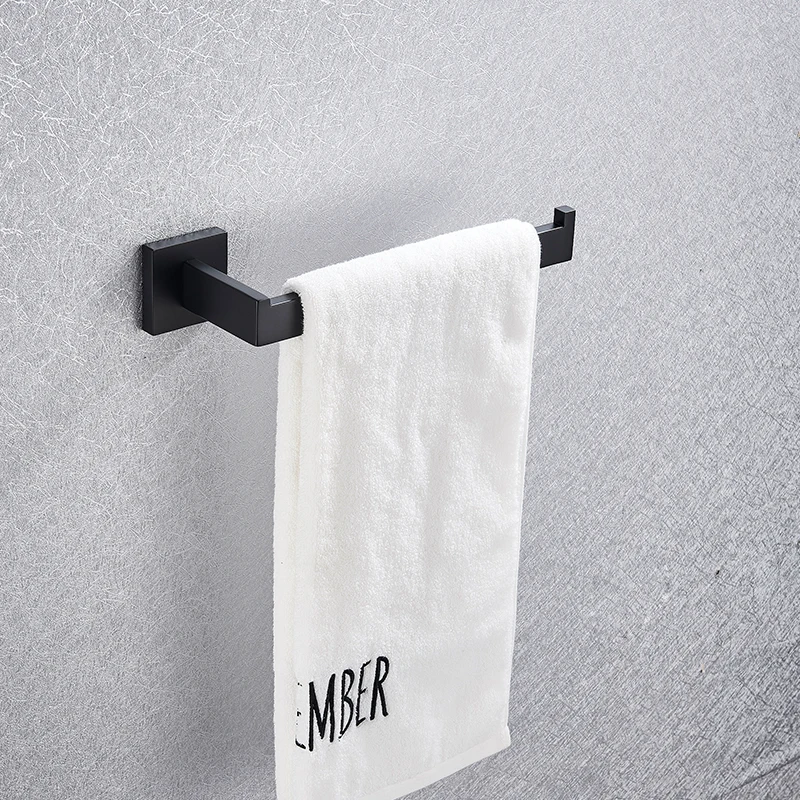 Bath Bathroom Towel Rack Toilet Paper Holder Bathroom Hook Accessories Paper Holder Four Piece Stainless Steel Fashion towel rack bathroom hardware set