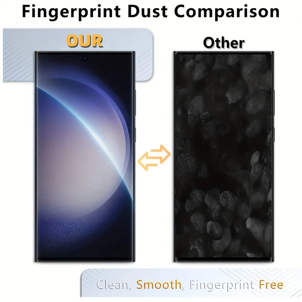 2Pcs Full Cover Tempered Glass for Samsung Galaxy S25 S24 S23 Ultra S22 S21 S20 Plus S23 S24 S25 FEUltra Clear Screen Protector