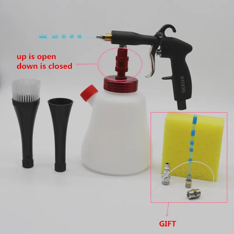 Car Dry Cleaning Gun High Pressure Washer Water Gun Tornado Interior