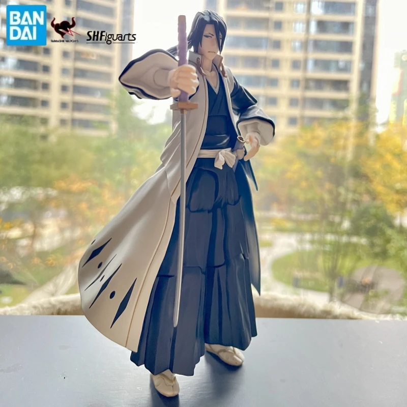 Originale Bandai Bleach S.H. Figuards Shf Kuchiki Hisana Action Figure Anime Bleach: Modello Di Collezione Di Pvc Sangue Di Mille Anni