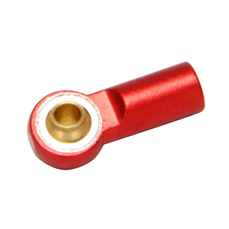 10Pcs M3 Ball Joint Link Bar Rod Seals Ball Head Tie Rod End For 1/10 Rc Truck Car Truck Buggy Red