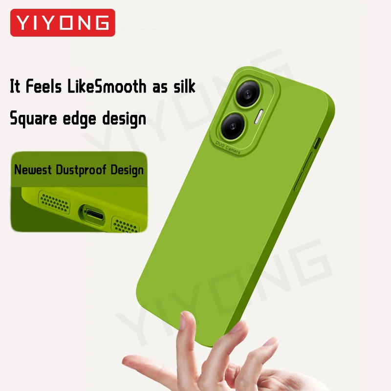 Silky Feel Liquid Silicone Soft Phone Case by YIYONG