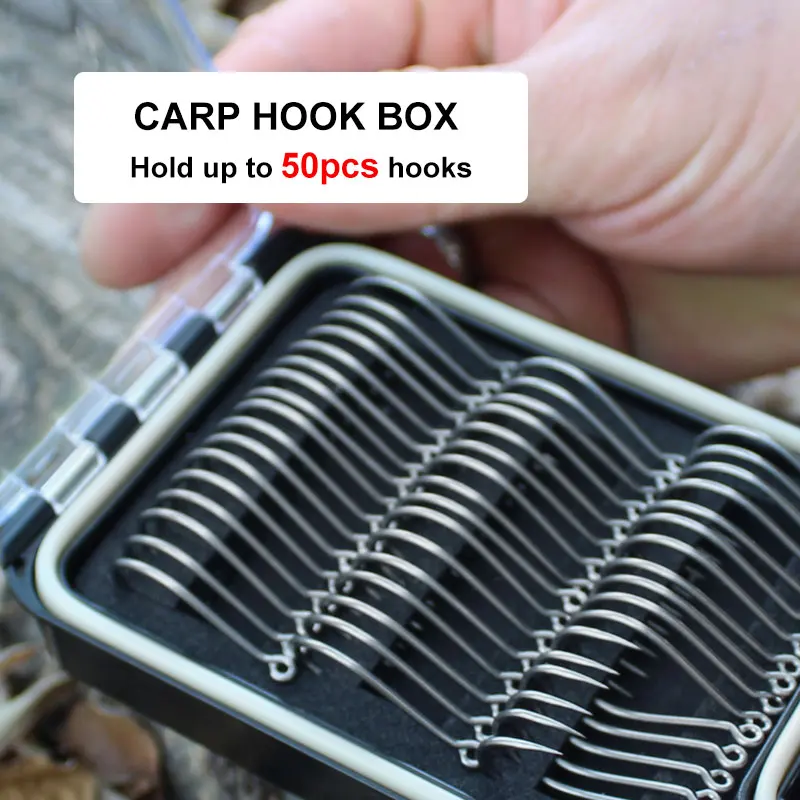 Carp Fishing Hooks Holder For Carp Feeder Hooks Ronnie Rigs Storage  Organizer Box Plastic Hook Backpack For Fish Tackle Goods