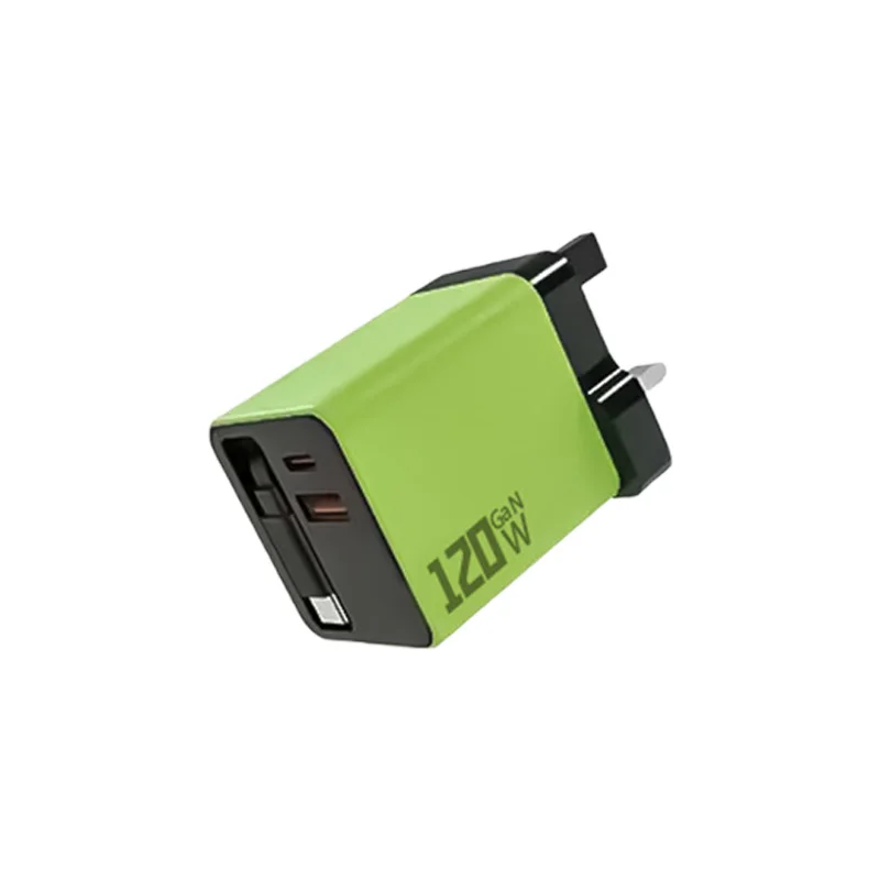 ตัวเลือกสินค้า หัวชาร์จ GaN 120W ชาร์จเร็ว พร้อมสาย Type-C 80 ซม.
