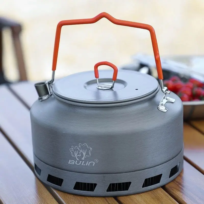 slider image of Camping Alloy Water Kettle