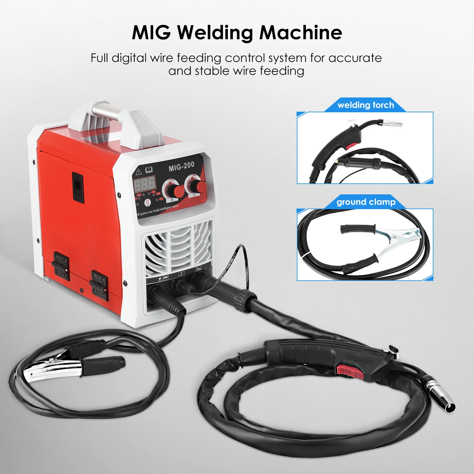3-in-1 ARC MIG TIG Welding Machine Portable Digital MIG Welder IGBT MMA Gas No Gas Soldering Welding Iron Steel Stainless Steel welding welders