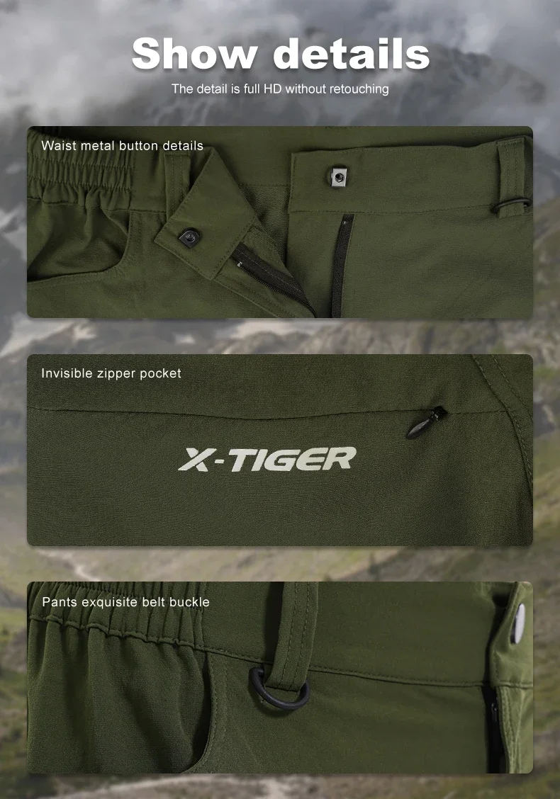 Mountain Bike Shorts – Breathable Multi-Pocket Cycling Shorts with Elastic Waistband