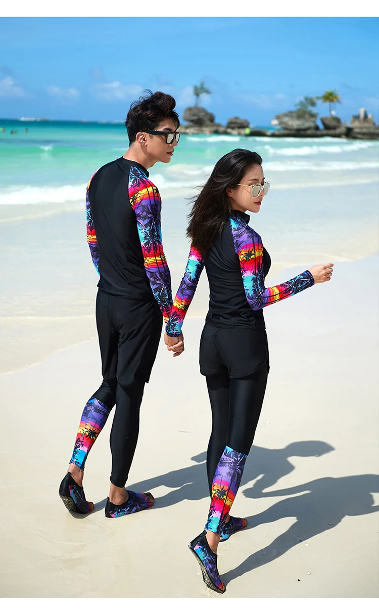Rashguard Swimsuit Fitness Sport Set 