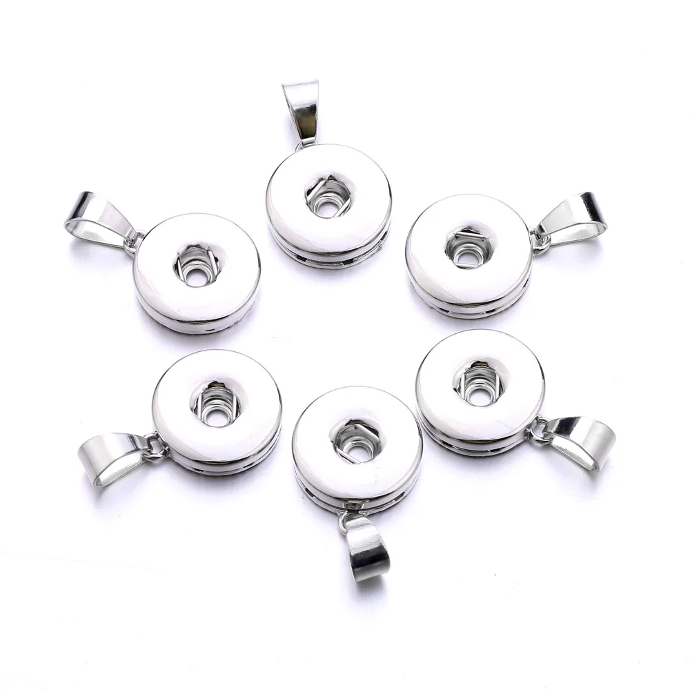 30pcs/lot 12/18mm Snap Jewelry Finding For Make Snap Button Bracelet Necklace Interchangeable DIY Charm Snap Buttons Accessories