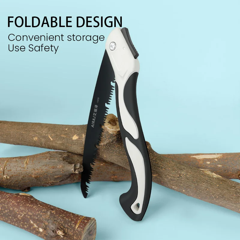 AIRAJ Large-Scale Woodworking Folding Saw Multifunction Cutting Wood Sharp Camping Garden Prunch Saw Tree Chopper KnifeHand Tool 5