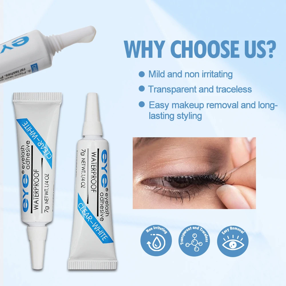 7g Professional Quick Dry Eyelash Glue False Eyelash Extension Long Lasting Waterproof Beauty Adhesive Makeup Tools 3