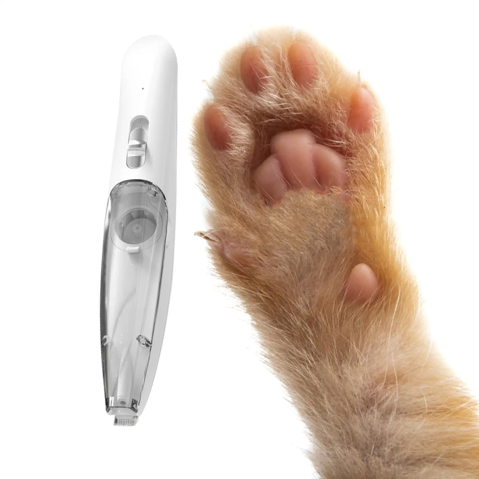 Paw Hair Trimmer for Dog Quiet Grooming Low Noise Cordless Ear Hair Trimmer