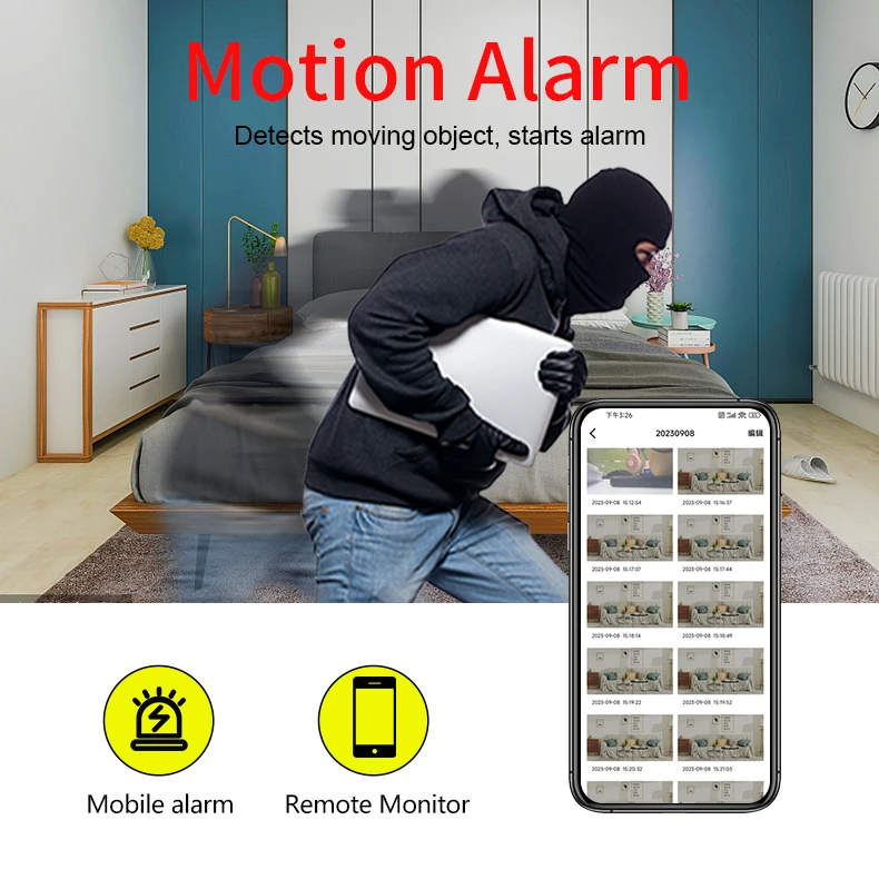 كاميرا WD7 الصغيرة مركبة للتسجيل