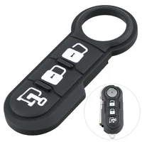 3 ปุ่มกุญแจรถรีโมทคอนโทรลพับเปลี่ยน Key SHELL Case Fit สําหรับ Fiat 500 PANDA Punto Bravo 6