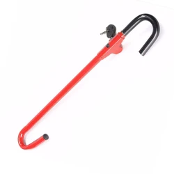 Enhanced Vehicle Anti - Theft Steering Wheel & Pedal Security Lock (Red)