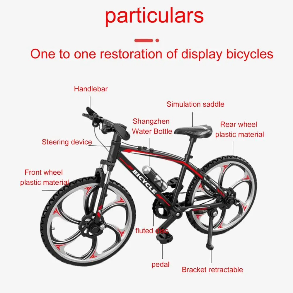 1:8 Scale Alloy Diecast Metal Bicycle Racing Bike Model Birthday Gift For Boys And Girls