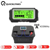 QUICKLYNKS BM5-D 12V Car Battery Tester LED 433MHz Monitor Head-Up Display SOH SOC Charging Battery Analyzer Diagnostic Tool
