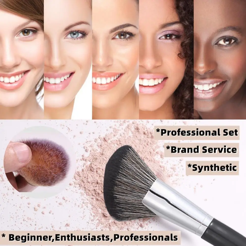 

1Pc Sculpting Brush Professional Soft Synthetic Hair Angled Face Contour Brush Highlight Bronzer Sculpting Brushes for Women