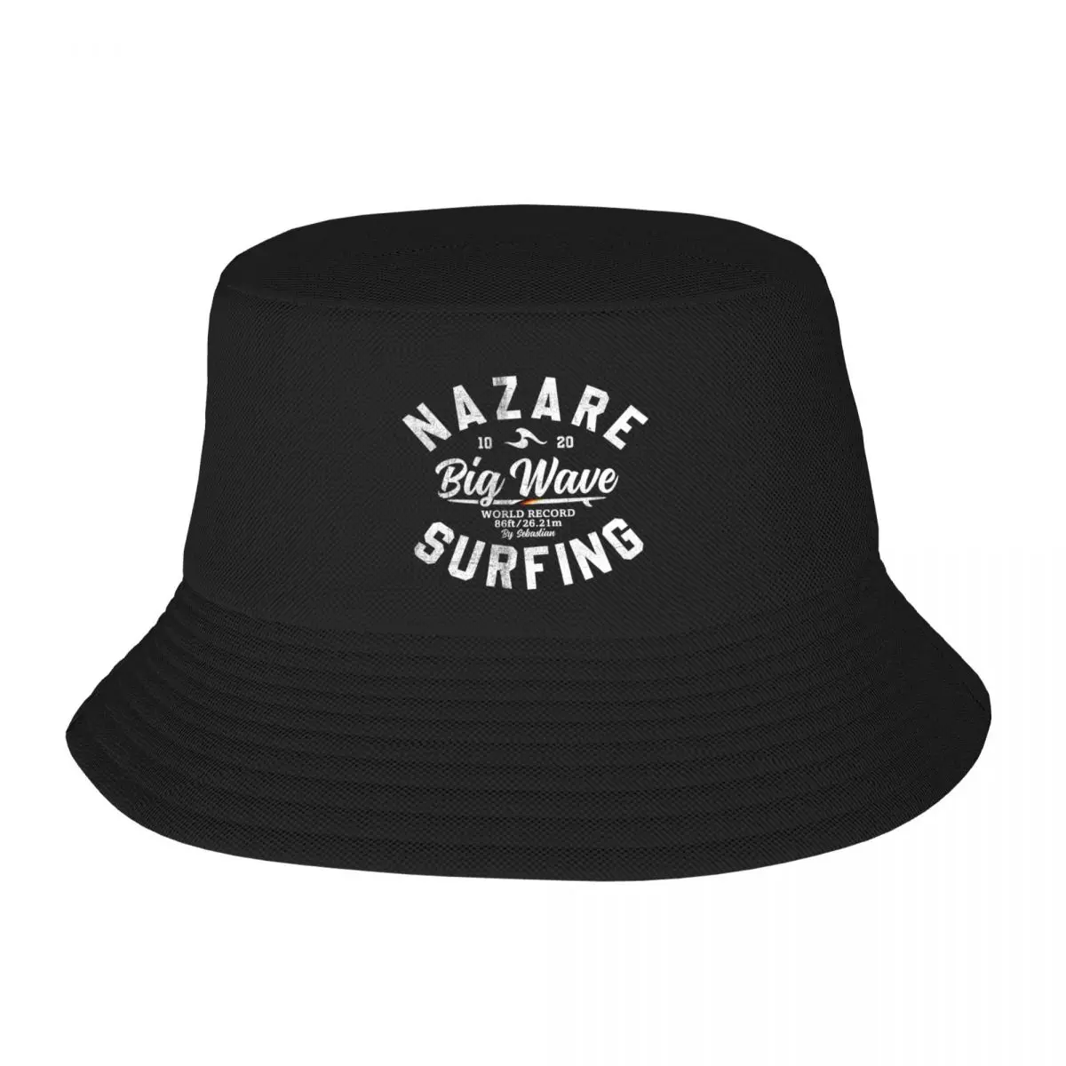 

New NAZARE BIG WAVE WORLD RECORD 26.21m BY SUBGIRL Bucket Hat Sports Caps western hats Hats For Men Women's