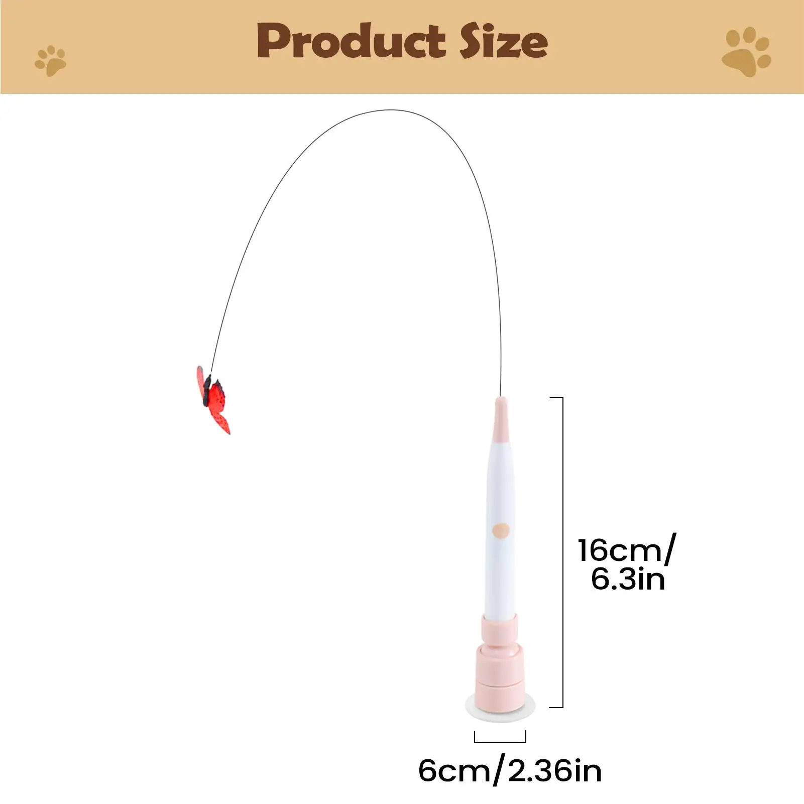 Interactive Toys For Cats Automatic Detachable Pet Teaser Stick Electric Cats Teaser Wand Toys For Small Medium Large Kitten