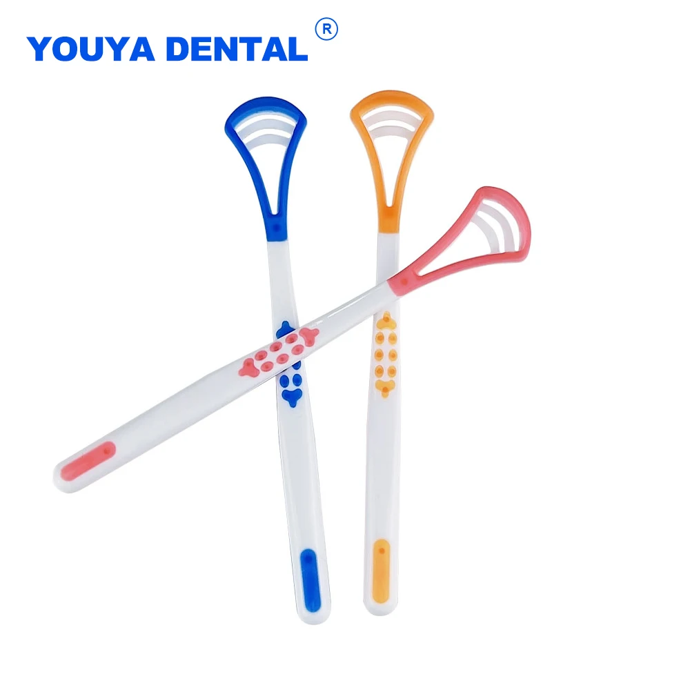 3pcs/lot Silicone Tongue Scraper Brush Cleaning Oral Care To Keep Fresh