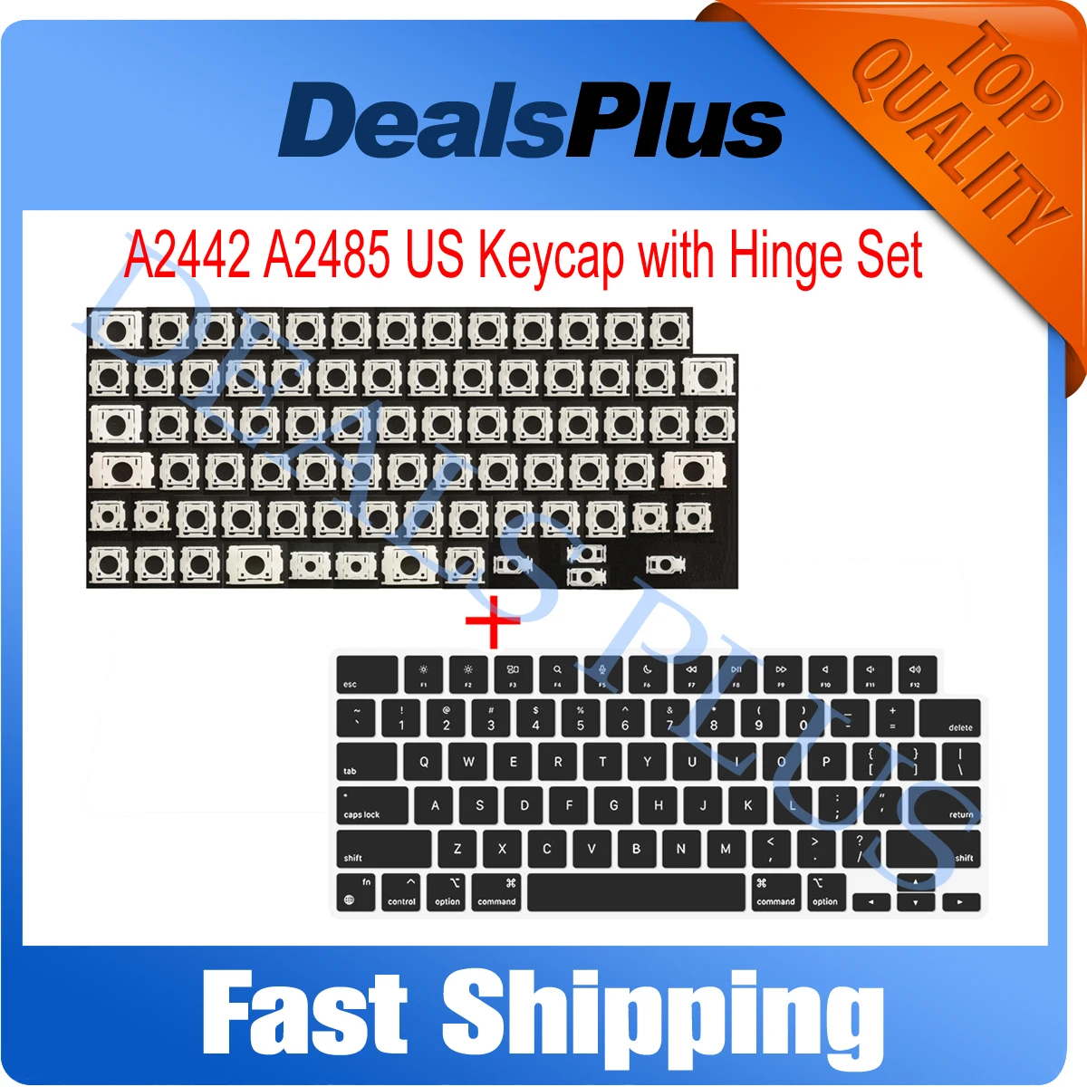 Sostituzione Nuovo A2442 A2485 Keycaps + Clip A Forbice Cerniera Per Macbook Pro 14 "16" M1 Pro/Max A2442 A2485 Tasti Clip Tastiera
