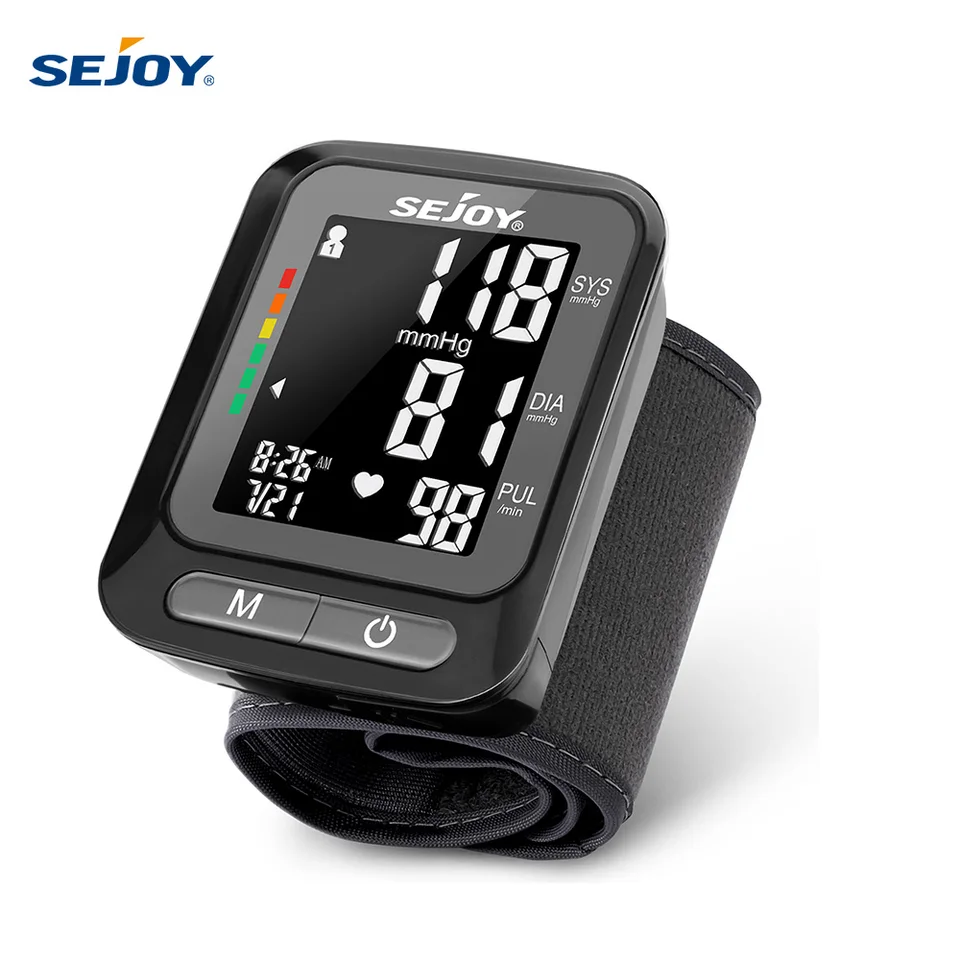 Sejoy Portable Digital Wrist Blood Pressure Monitor